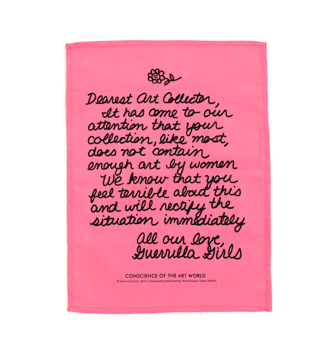 Handkerchief: Dearest Art Collector