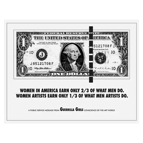 Poster: Women in America Earn Only 2/3 of What Men Do, 1985
