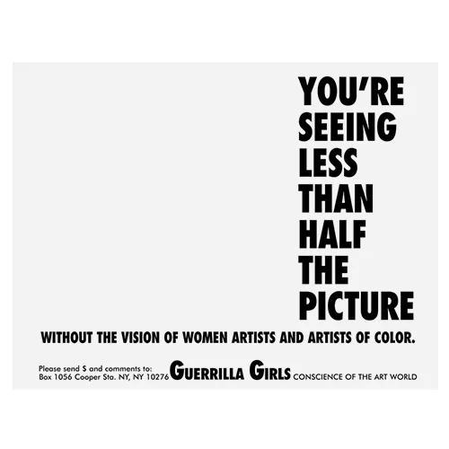 Poster: You're Seeing Less than Half the Picture, 1989