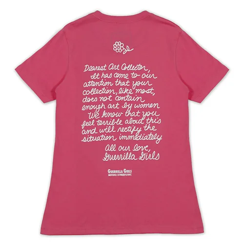 Dearest Art Collector - pink t-shirt