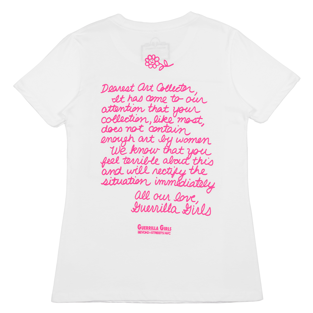 GuerrillaGirlsXBTS_DearestArtCollector-S White 2.png