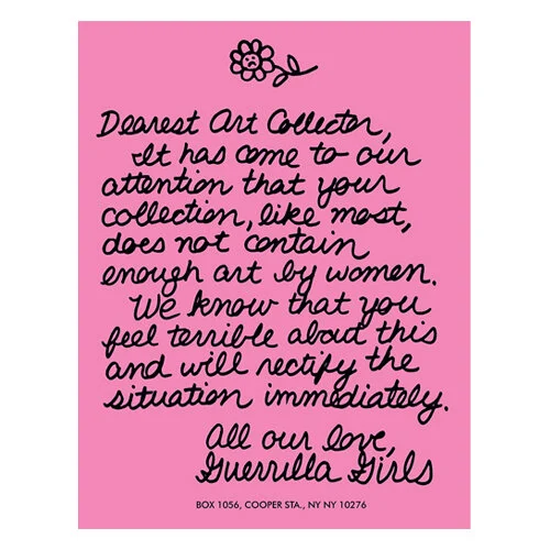 Poster: Dear Art Collector, 1986