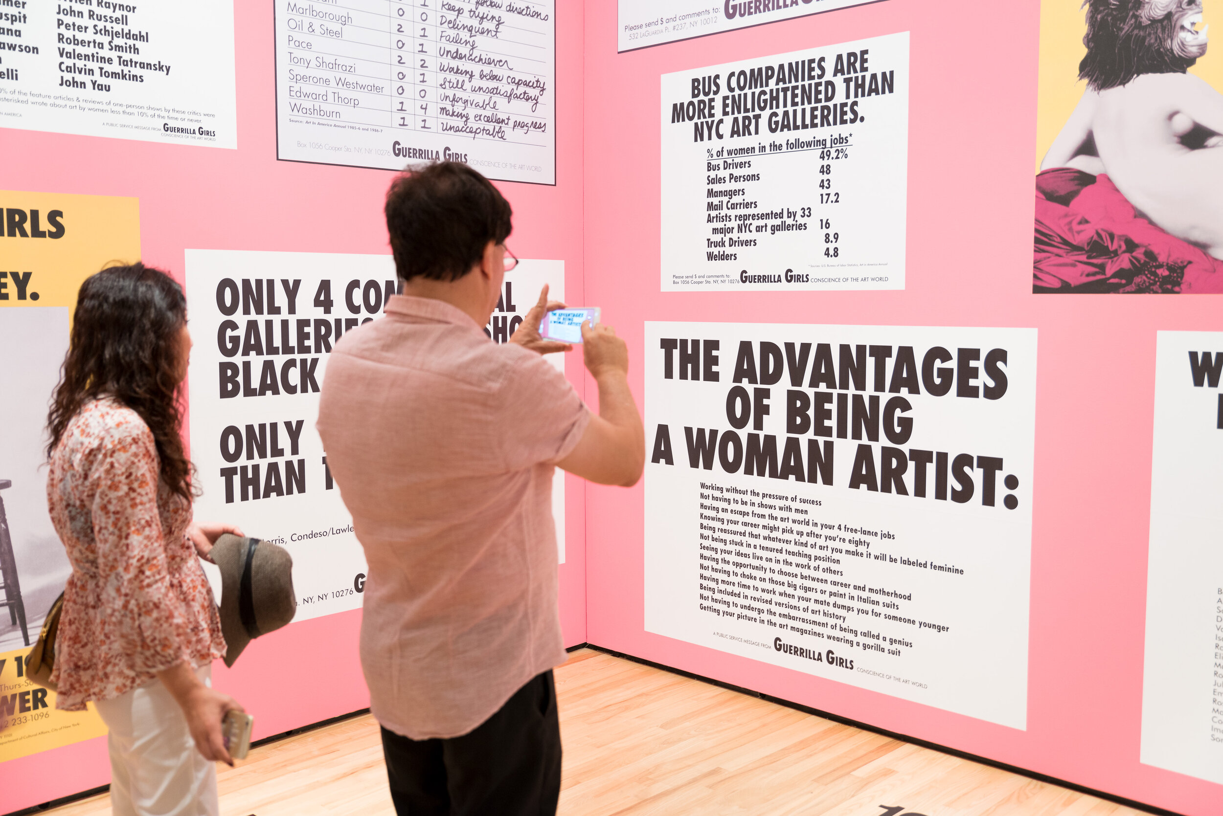 Front Room: Guerrilla Girls, Baltimore Museum, Maryland, 2017