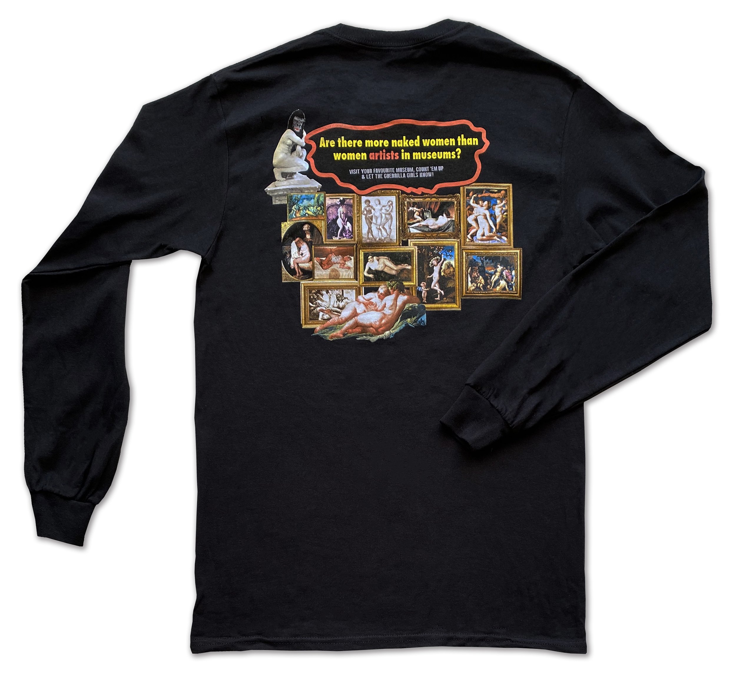 T-SHIRT: MORE NAKED WOMEN THAN WOMEN ARTISTS - Long Sleeve