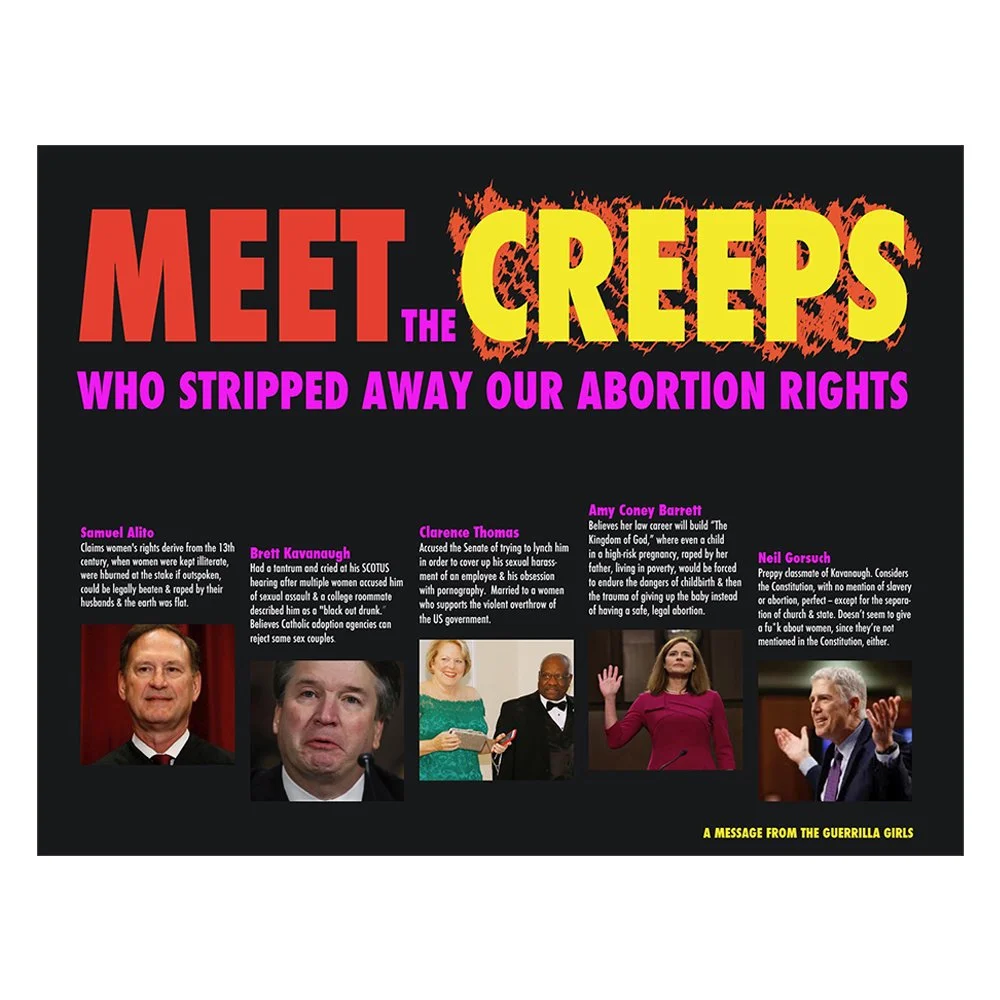 Poster: Meet The Creeps Who Stripped Away Our Abortion Rights
