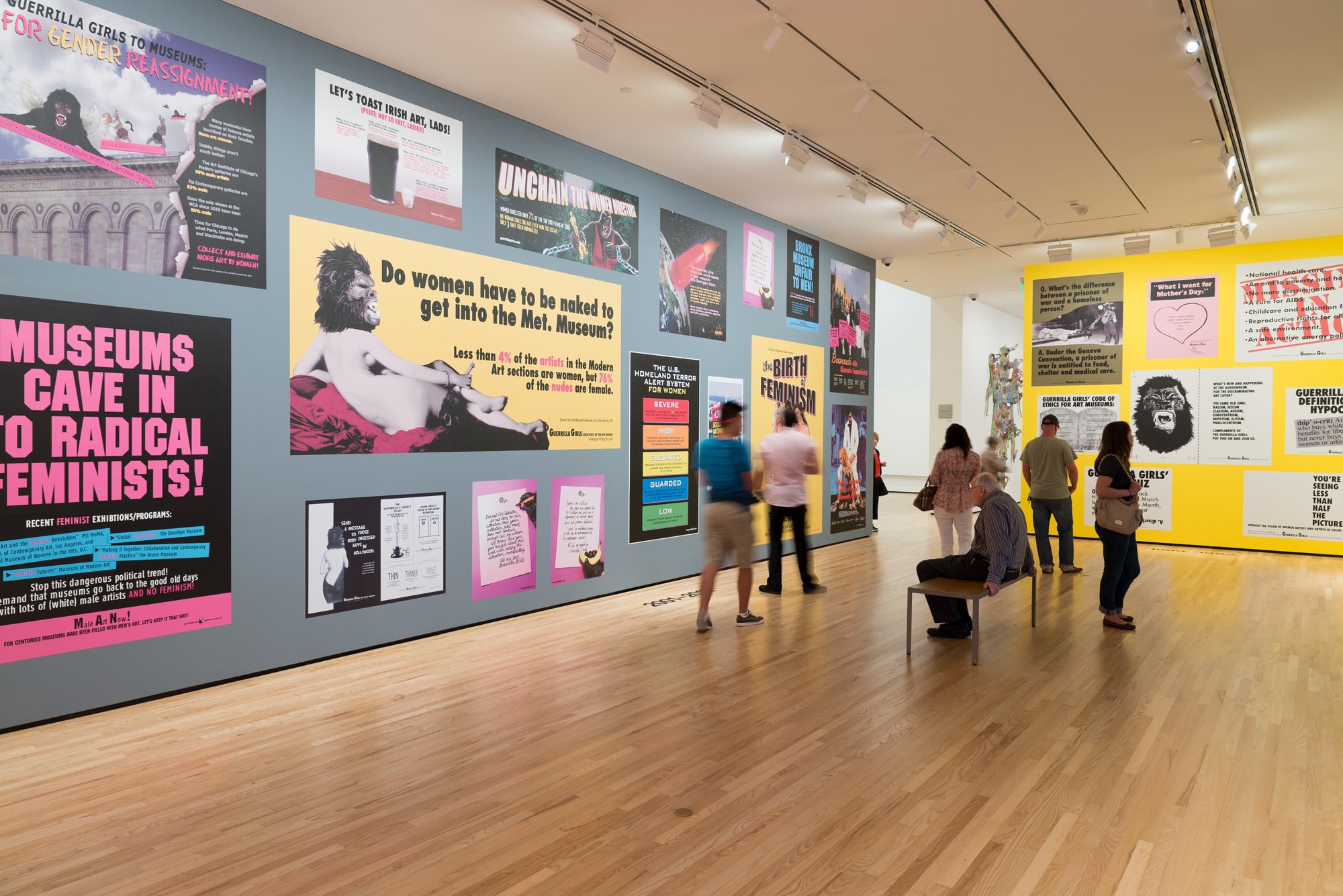 GUERRILLA GIRLS, Baltimore Museum, Maryland. September 25, 2016 – March 12, 2017