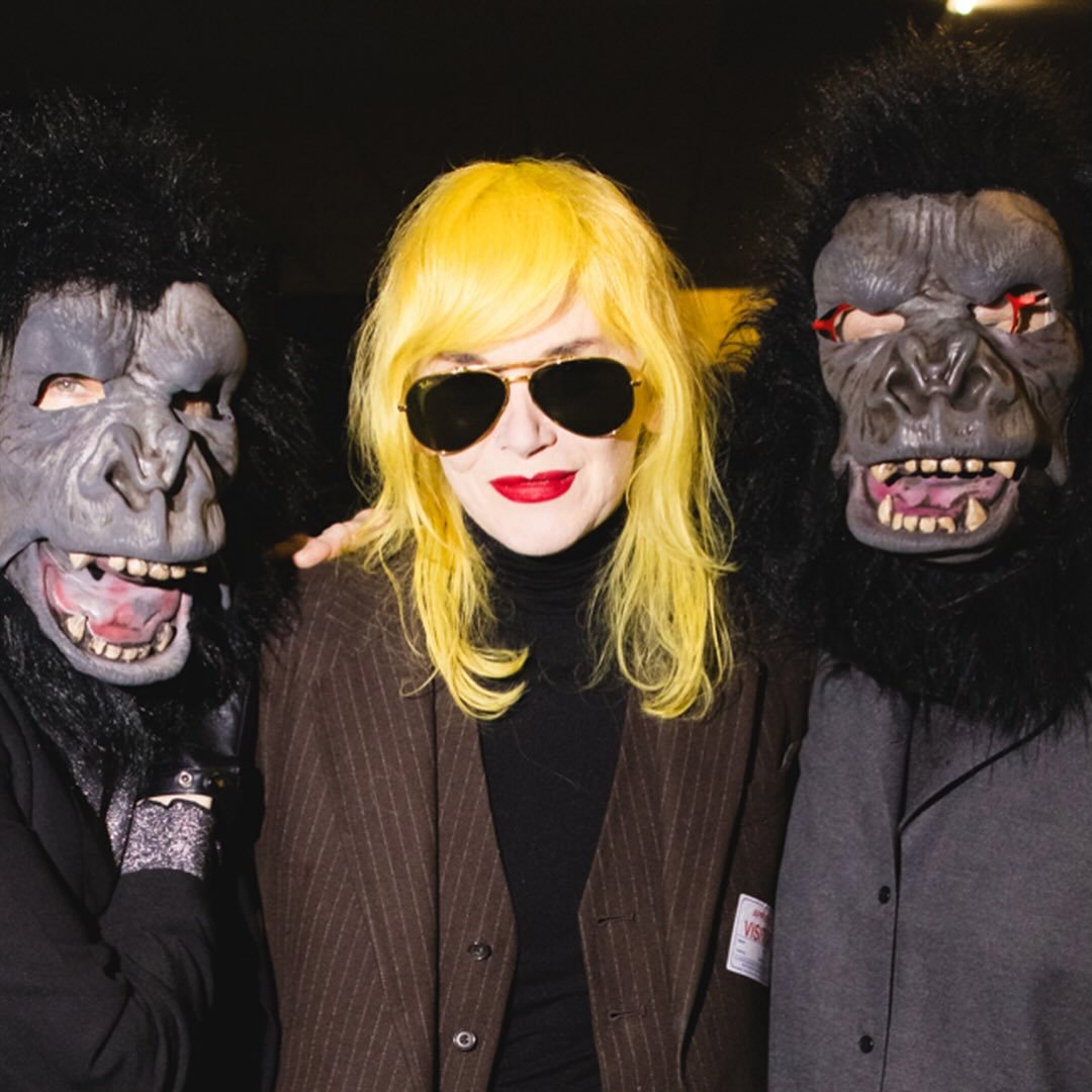 Remembering Our Dear Friend and Fellow Feminist: PAM HOGG

It seems like yesterday that you DJ&rsquo;ed our party in Madrid and again at Tate Modern!

We miss you already. Rest in Power!
xoxo, GUERRILLA GIRLS
