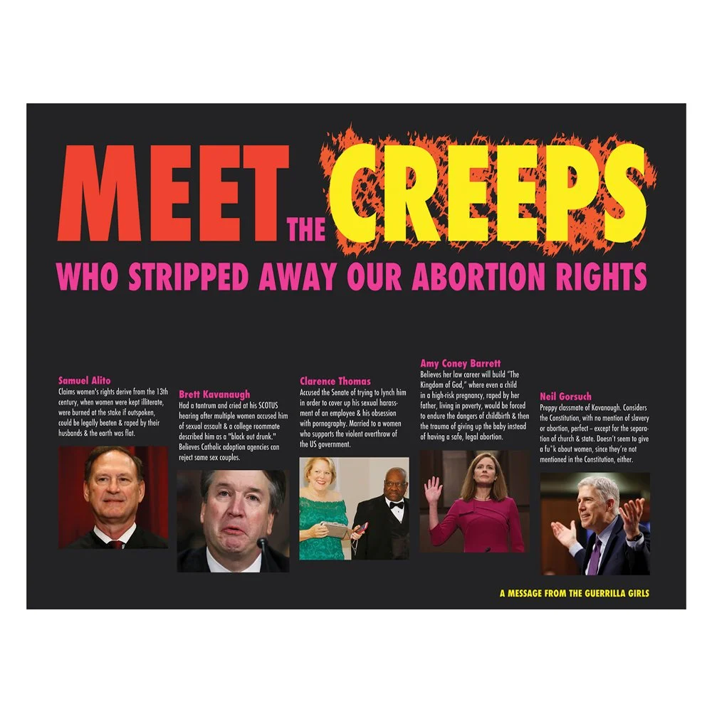 Poster: Meet The Creeps Who Stripped Away Our Abortion Rights