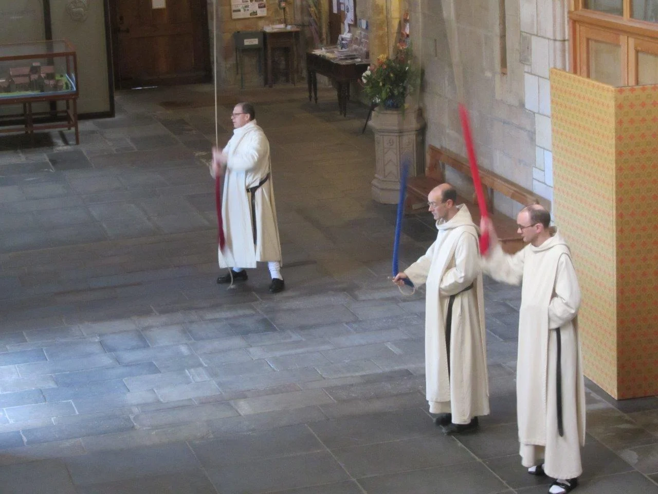 L-R, Fr. Martin, Br. Joseph, Br. Matthew