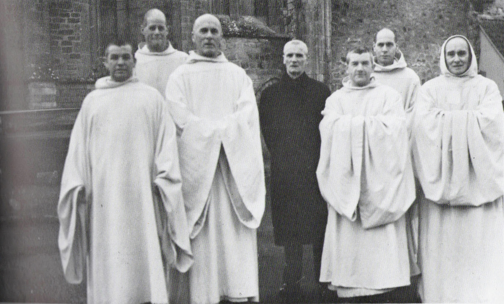 Lay brothers of Pluscarden at their solemn profession, 21st November 1966
