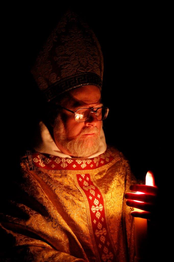 Fr. Abbot at the Vigil