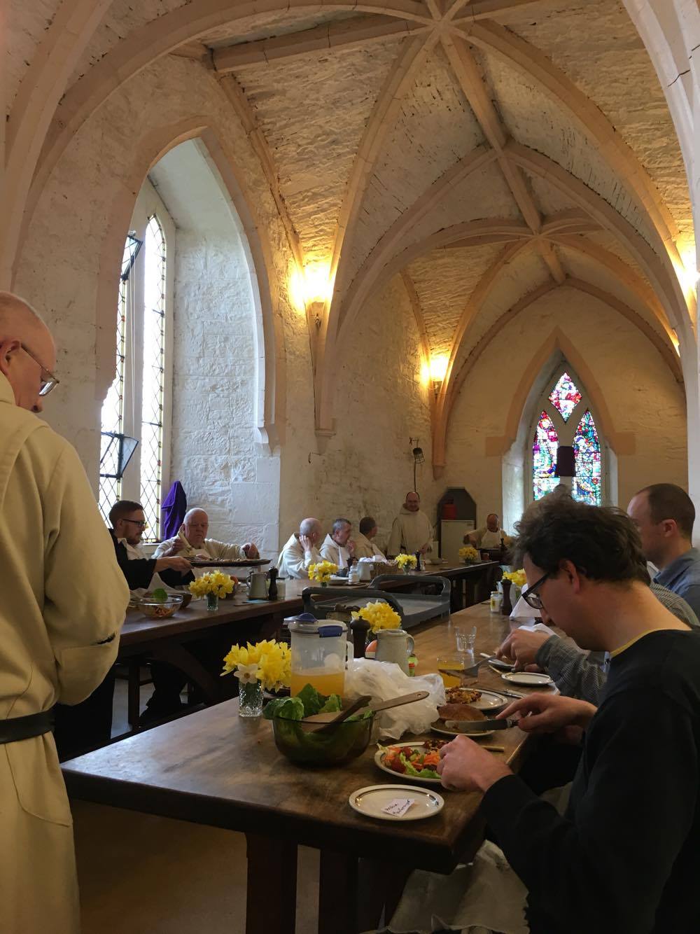 The Agape supper on Holy Thursday evening