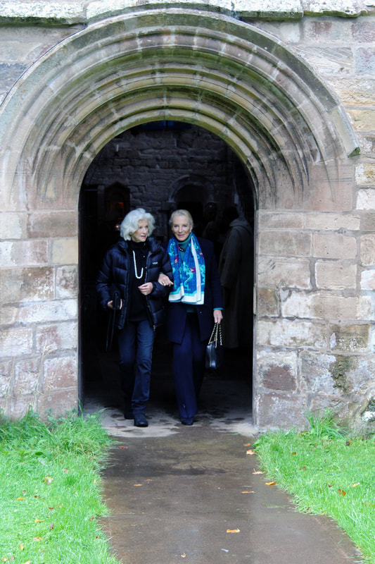 Leaving Church with Countess Cawdor