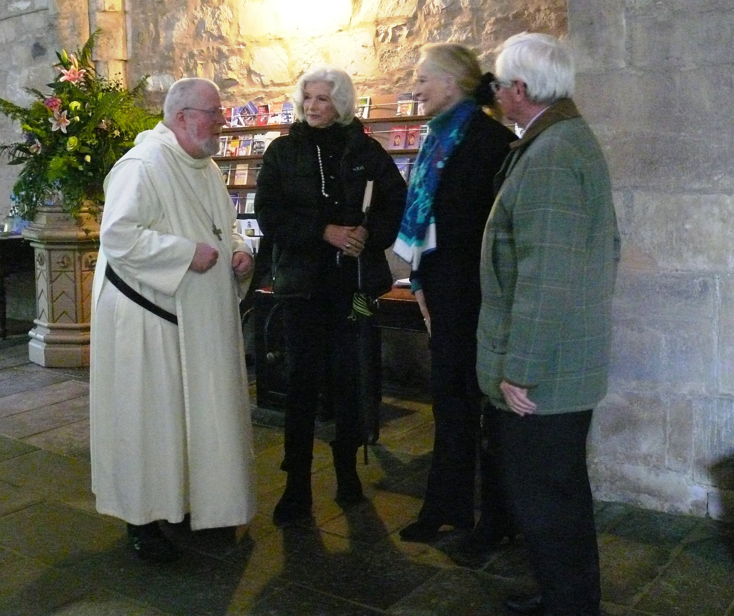 Fr. Abbot, Angelika Countess Cawdor, the Princess, Grenville Johnston, Lord Lieutenant of Moray and Appeal Chairman