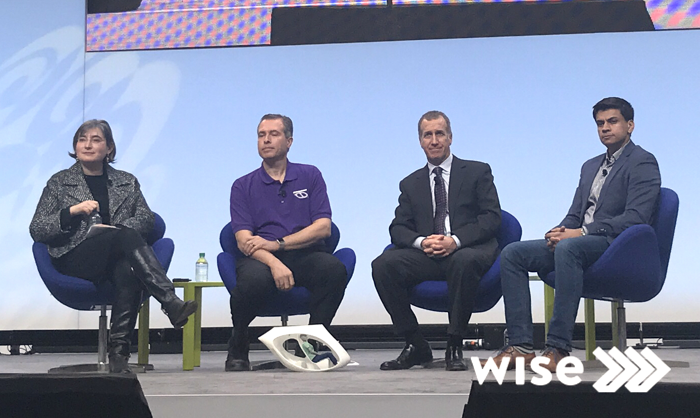 Irina Sigalovsky, Mike Stanley, Alex Gruzen, and Ali Kamil on stage at NAIAS 2018.