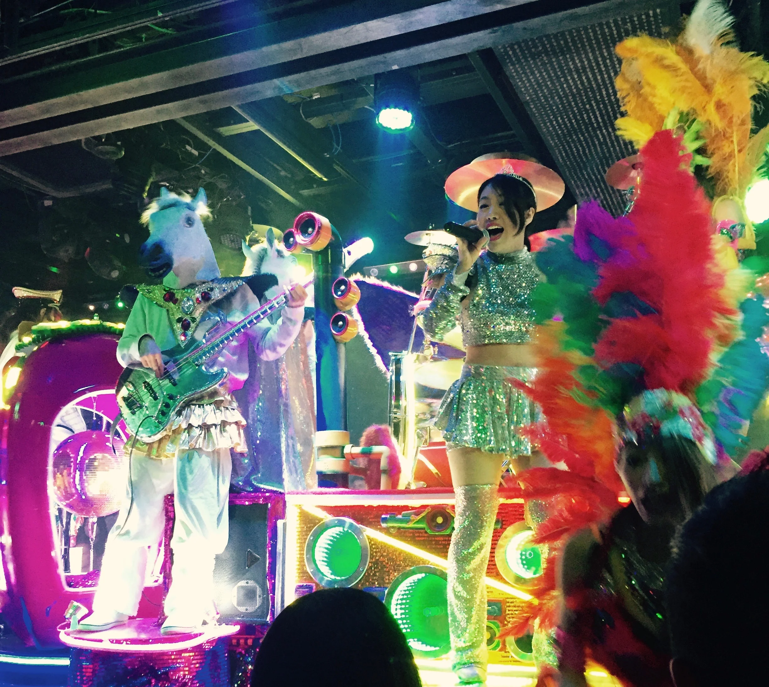 Lauren wanted to visit the Robot Restaurant, which I was unfamiliar with, but I'm so glad we went. It was an epic event of color, light, lasers, dancing girls and of course Robots. 