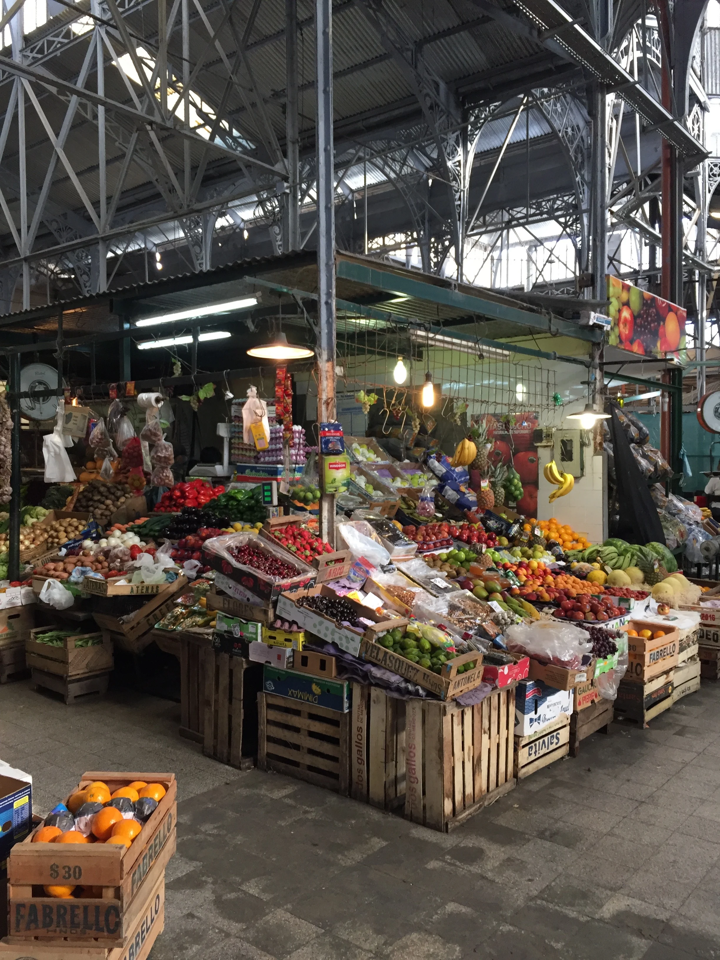 A fruit stand found in one of San Telmo's markets. 