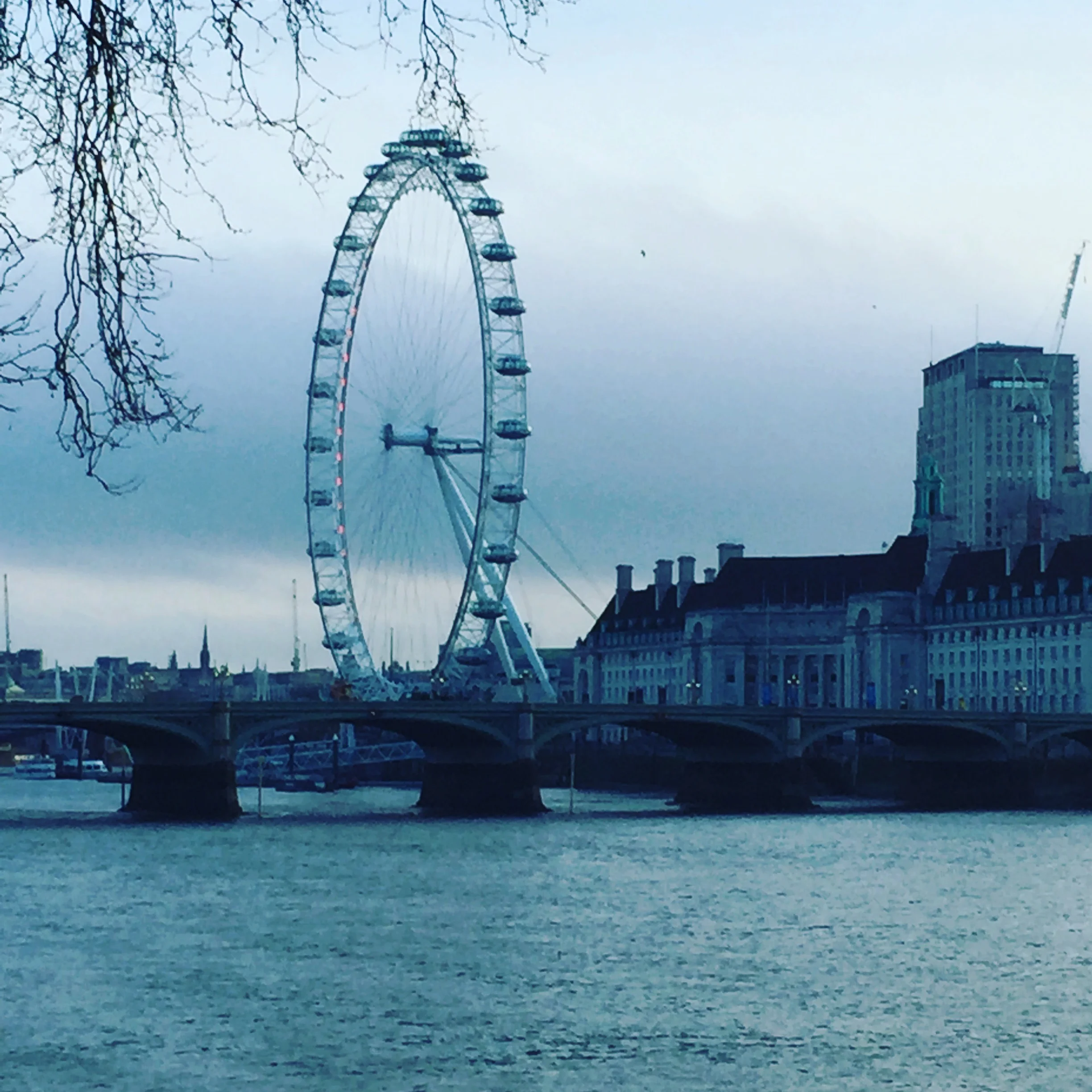I spy with my eye London's Eye.