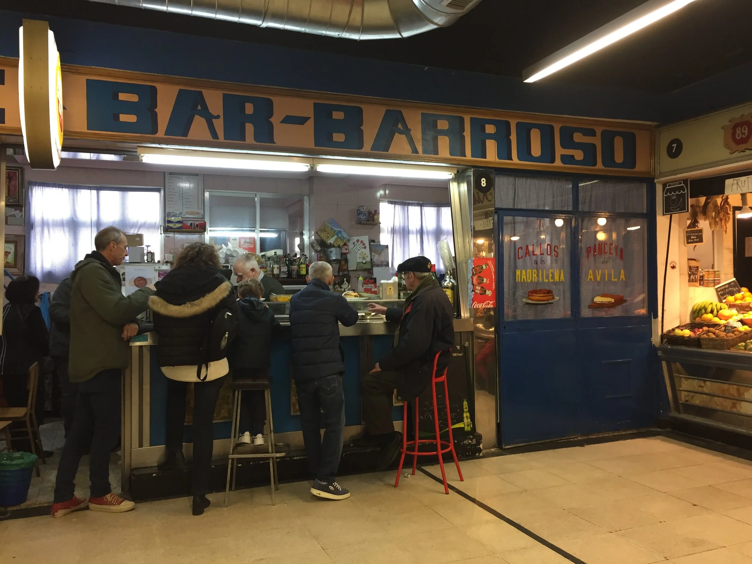 I loved seeing all of the neighborhood families, popping by the different stands for some lunch or an afternoon drink. The Mercado de San Fernando was situated in the perfect neighborhood to enjoy a stroll and a quiet Sunday afternoon.