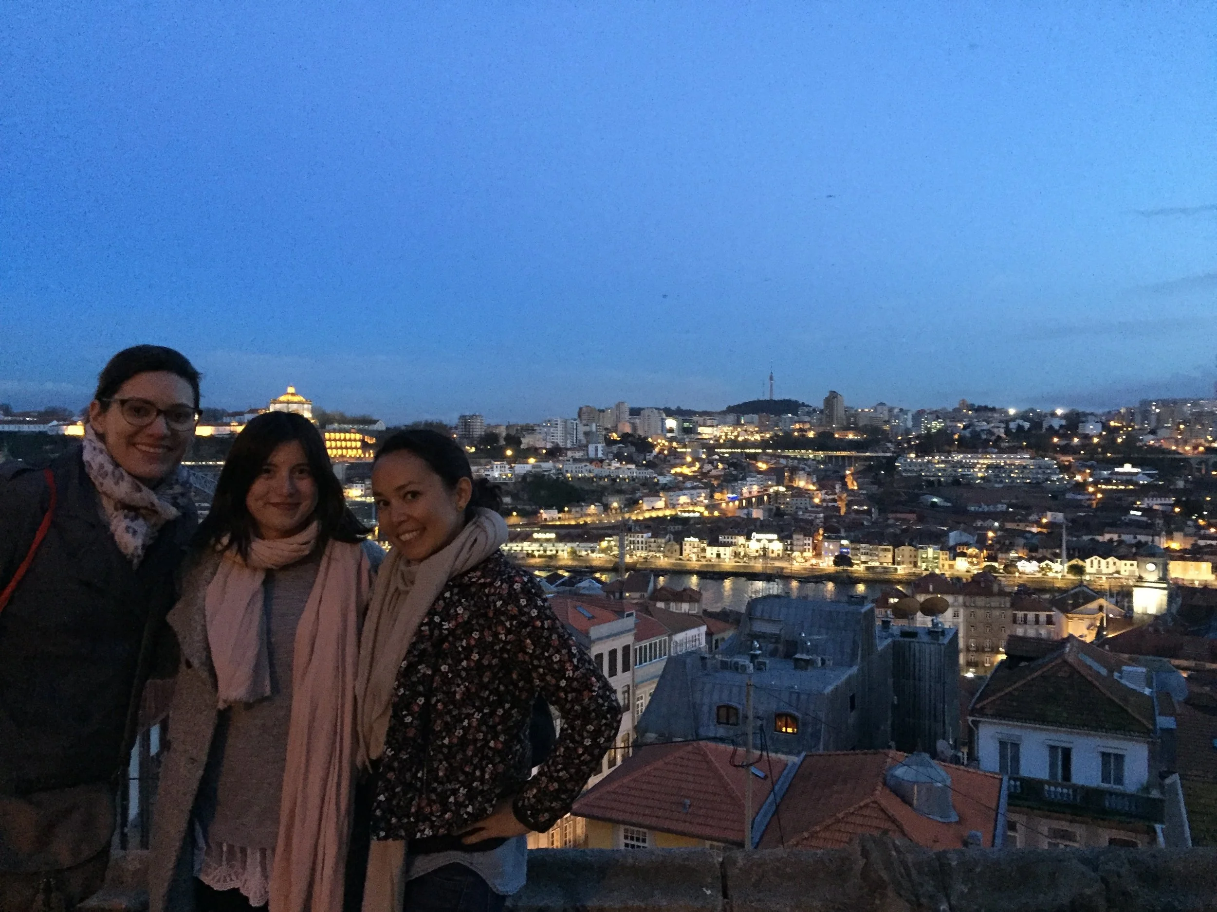 My favorite part of traveling is making new friends. And this trip was no exception. I met Jill from Paris (left) on a Taste of Porto tour, where we tried some of the most delicious offerings of the city over the course of a 3 mile walk around town. And Anna from Hamburg (center) was introduced to us at Ramos Pinto Port Tasting Room. She had sat next to us and asked for a photo. We invited her to join us for another round of Tastings at Croft's Port Distillery...and so a friendship was born. The three of us, spent a few days wandering the city together, meeting up for meals and sights. I couldn't have asked for two lovelier ladies. I'm so glad I met them, and since they both left a day before me, I really missed them on my last day of wandering. Its funny how like minded adventurers, can so easily fall into step with each other. They were so easy to get along with, I felt like we had known each other for ages and not just a few days.