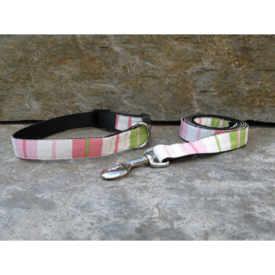 Prep Stripe Dog Collar