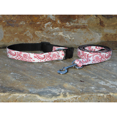 Pink Trellis Dog Leash