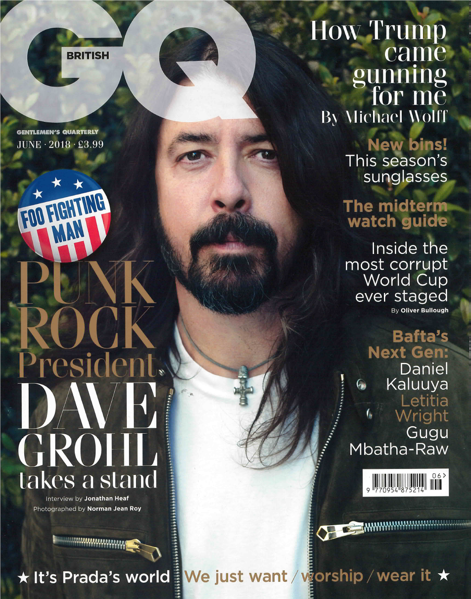 BRITISH GQ MAGAZINE JUNE 2018