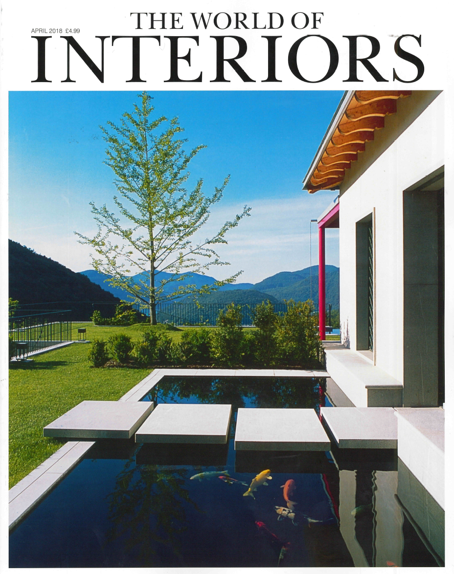 THE WORLD OF INTERIORS MAGAZINE APRIL 2018
