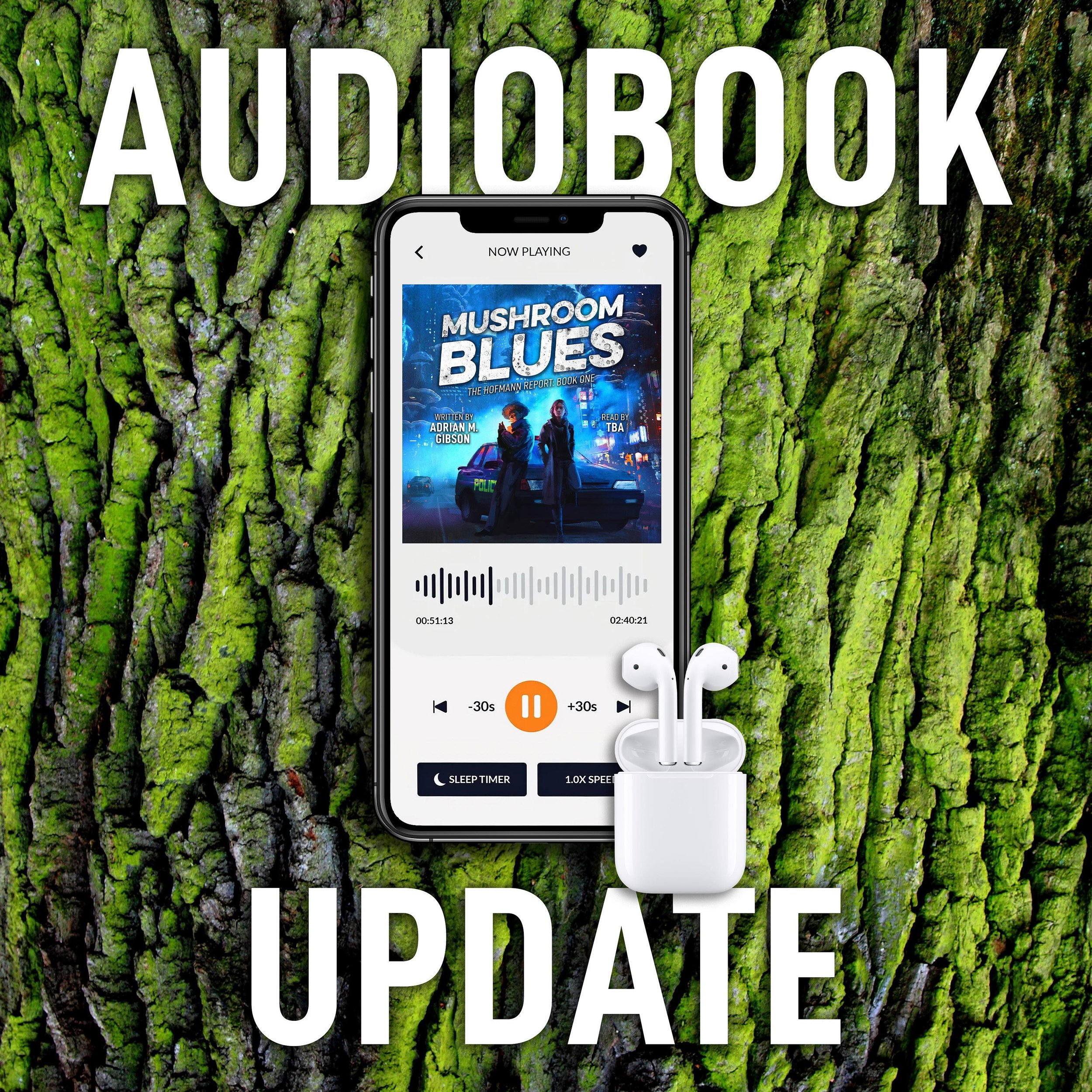 🍄 AUDIOBOOK UPDATE 🍄
This has been a hard decision to make, but I won&rsquo;t be narrating the #MushroomBlues audiobook anymore. On the plus side, I&rsquo;ve booked a professional narrator, and the audiobook will release in fall 2024 (more info TBA