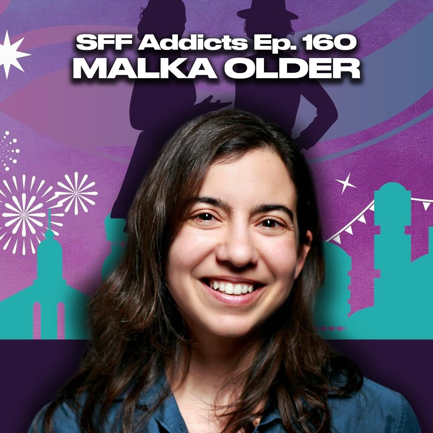 Ep. 160 of @sffaddictspod is LIVE! Join my co-host @gretakkelly and I for our interview with author @infomocracy (Malka Older), where we chat about The Potency of Ungovernable Impulses, cozy vs. comforting fiction, Sherlock Holmes, humanitarian work 