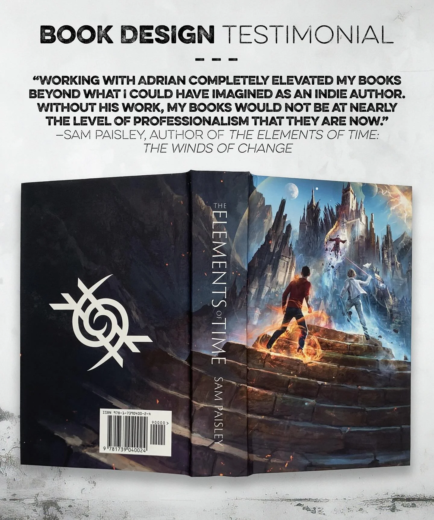📚 BOOK DESIGN TESTIMONIAL 📚
Thank you to @spaisleyauthor for trusting me with his special edition of The Winds of Change, and for the kind words about my work. Cover art by the incredible @jeffbrown_graphics .

Consider hiring me for your next proj