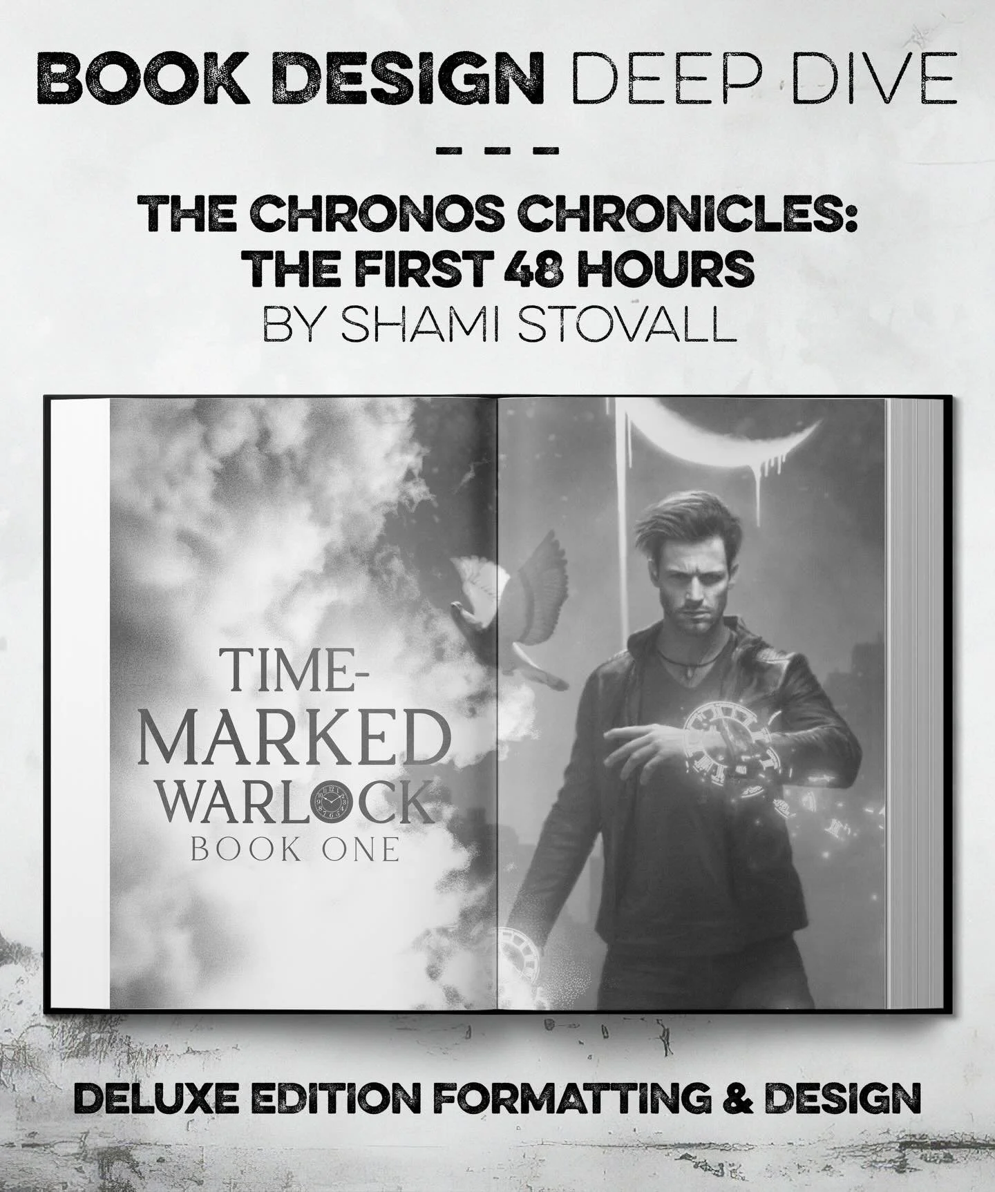 📚 BOOK DESIGN DEEP DIVE 📚
I love urban fantasy, and @gameoverstation&rsquo;s The Chronos Chronicles is some of the best UF, period. As such, it was a huge honor to design the interior for her deluxe edition of books 1 and 2 (The First 48 Hours). Th