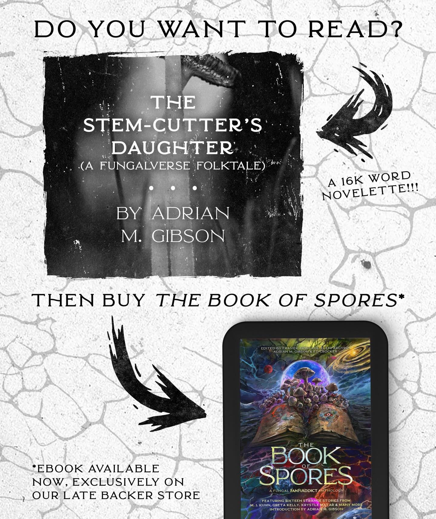 Do you want to read my Fungalverse folktale novelette &ldquo;The Stem-Cutter&rsquo;s Daughter,&rdquo; set thousands of years before Mushroom Blues? If so, go check out THE BOOK OF SPORES anthology, which includes 17 fantastic fungal SFFH stories that