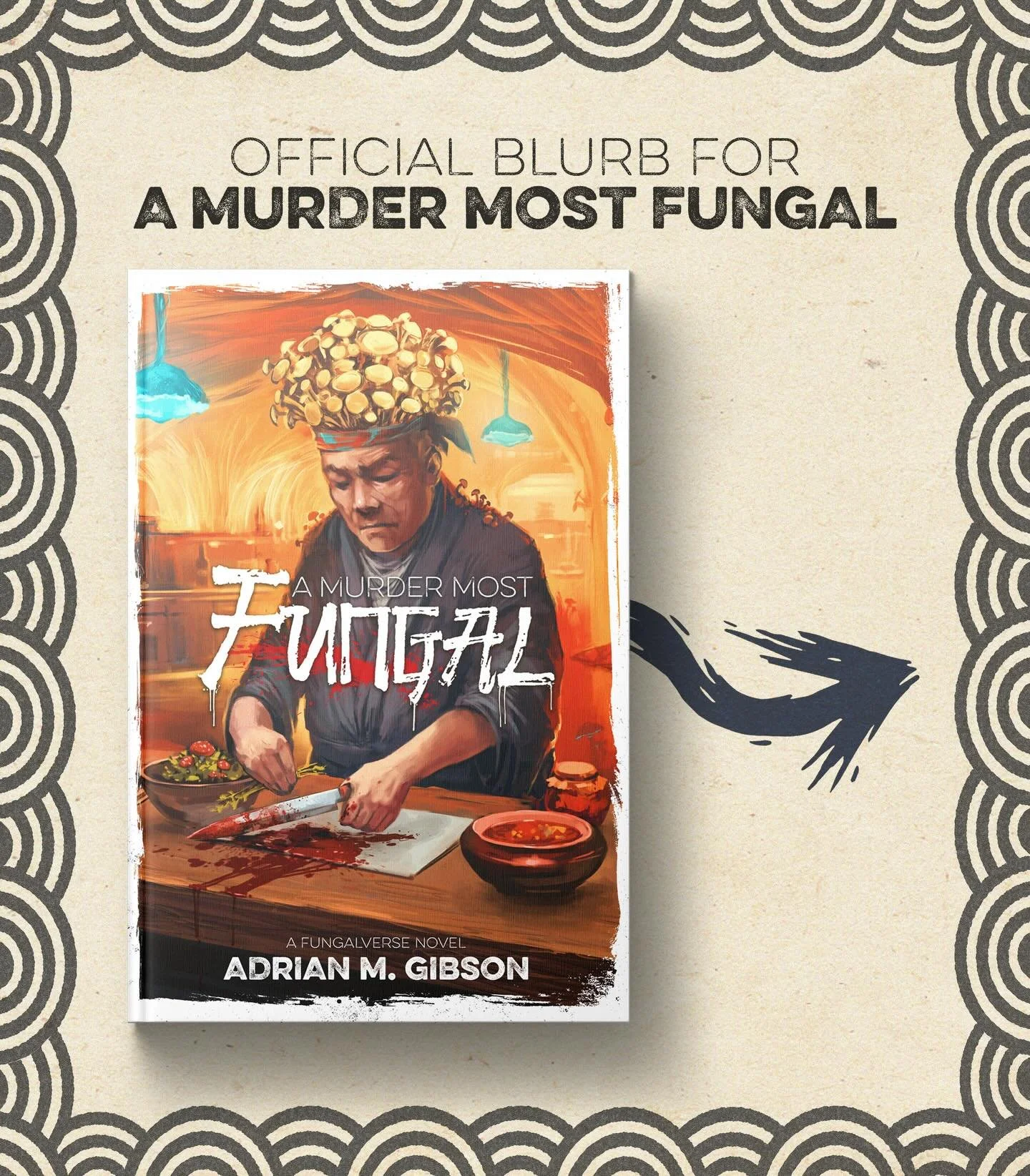 My standalone Fungalverse novel A MURDER MOST FUNGAL drops in two months(!!!), but what&rsquo;s it about? Swipe the carousel to read the official blurb (and get a sneak peek at some of my original sushi art) 🍄🍣

Releasing June 16th in eBook, paperb