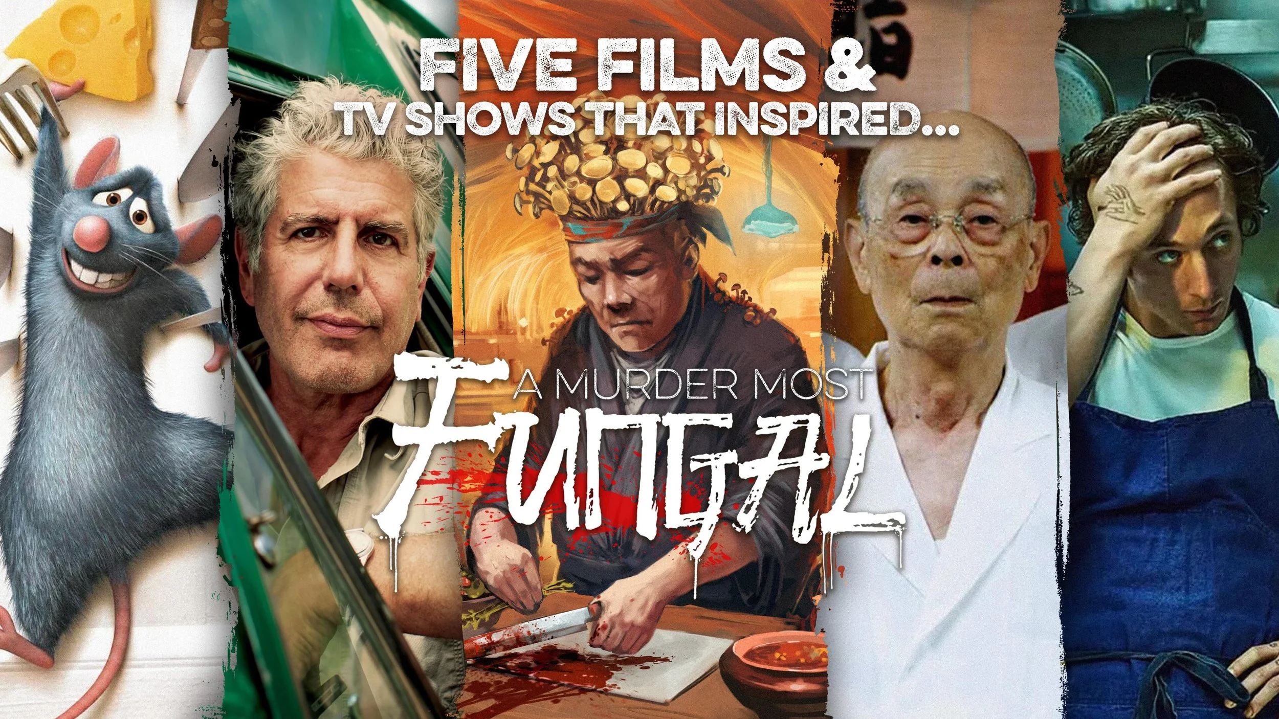 🍄 5 INSPIRATIONS LISTICLE 🍣
As part of the A Murder Most Fungal virtual book tour, I&rsquo;ve got a new list article up on @fanfiaddict, delving into the top films/TV shows that inspired my upcoming standalone novel (out on June 16th). From Anthony
