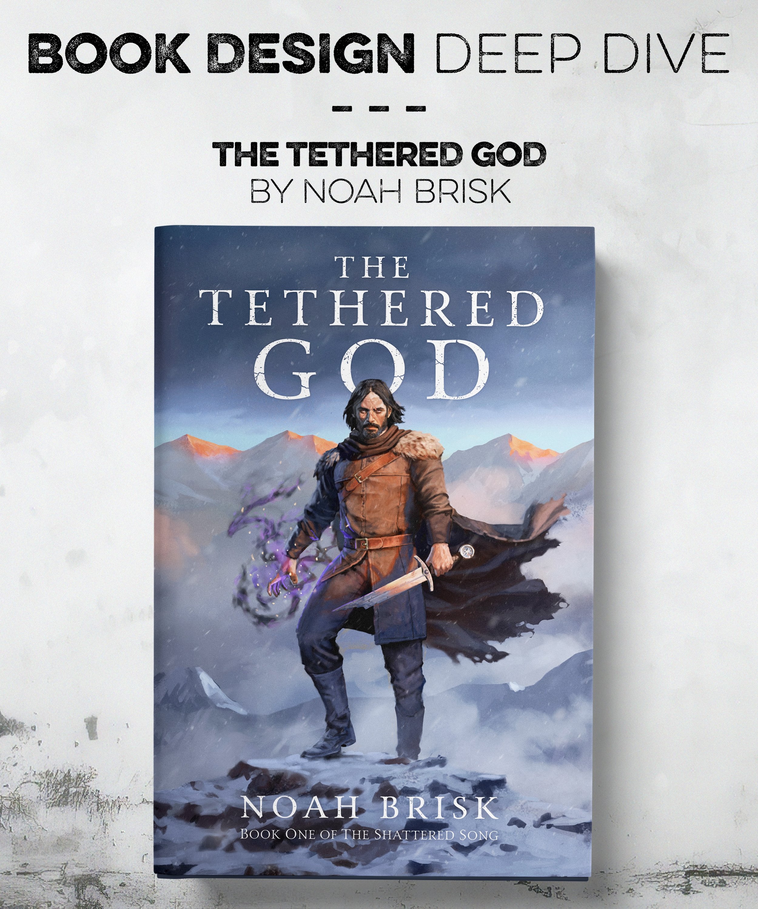 📚 BOOK DESIGN DEEP DIVE 📚
It was a blast working on the cover/interior design for my friend @noahsbriskreviews&rsquo; debut novel, The Tethered God. And not only is the book fantastic, but @mx_mott&rsquo;s gorgeous cover art captures it perfectly. 