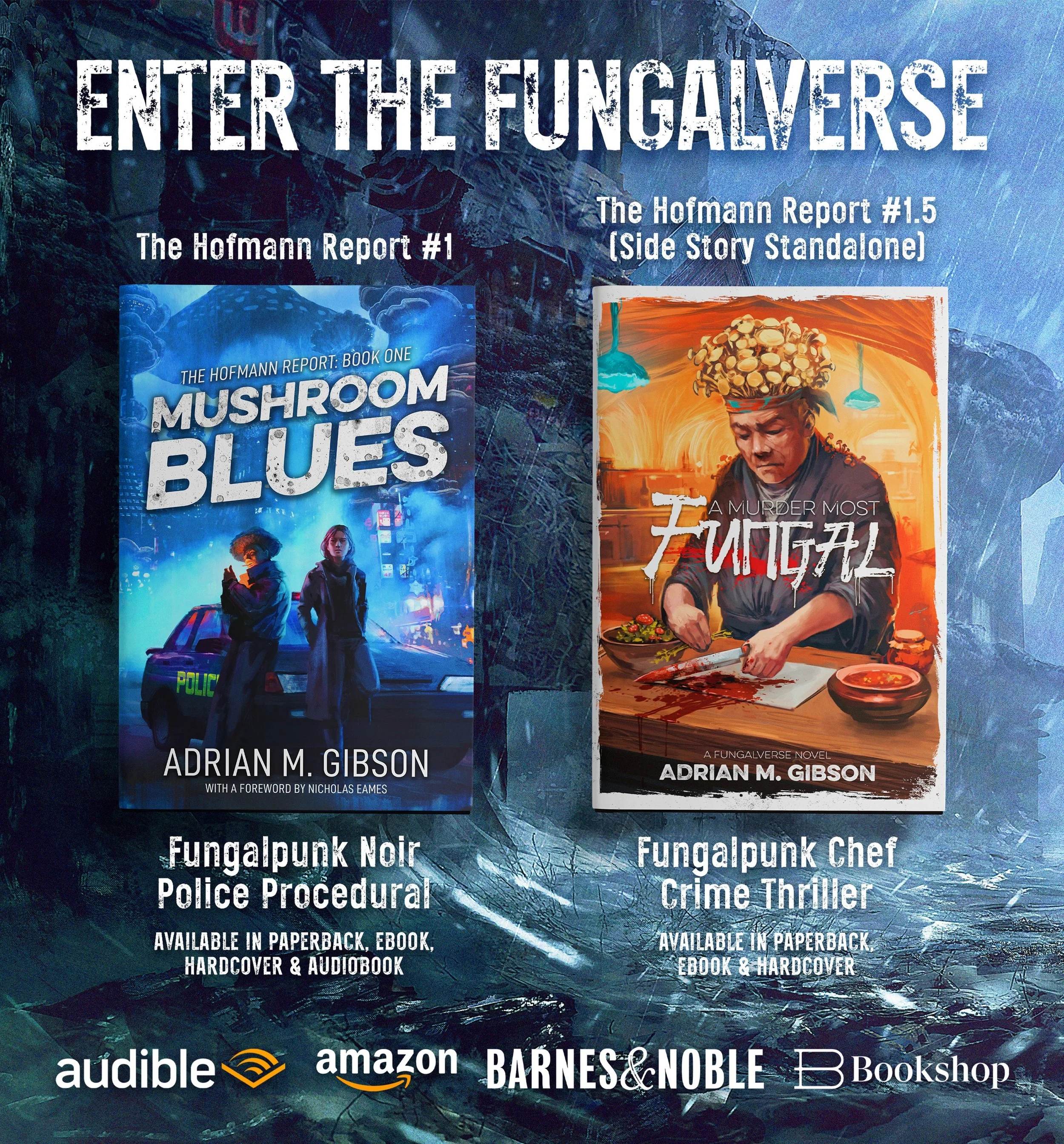 🍄 ENTER THE FUNGALVERSE 🍄&zwj;🟫
Are you a fan of murder mysteries and crime thrillers? What about urban fantasy and detective stories? Well, there&rsquo;s no better time to jump into my fungi-infested secondary world known as The Fungalverse. You 