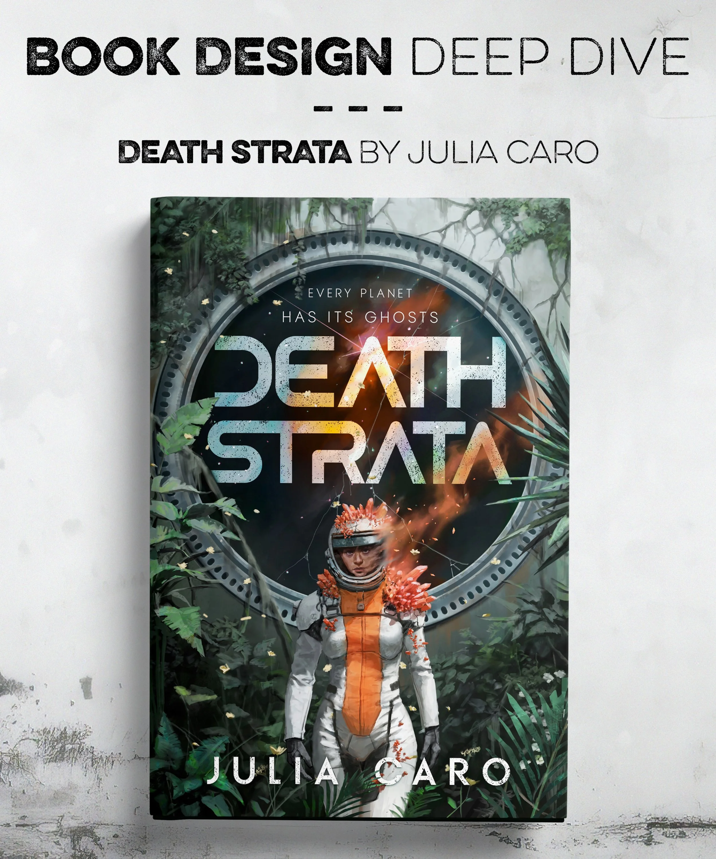 📚 BOOK DESIGN DEEP DIVE 📚
I had an incredible experience working on the cover design for my friend @juliias.library&rsquo;s debut novel, Death Strata, not only &lsquo;cause Julia and her story are amazing, but because I once again got to collaborat
