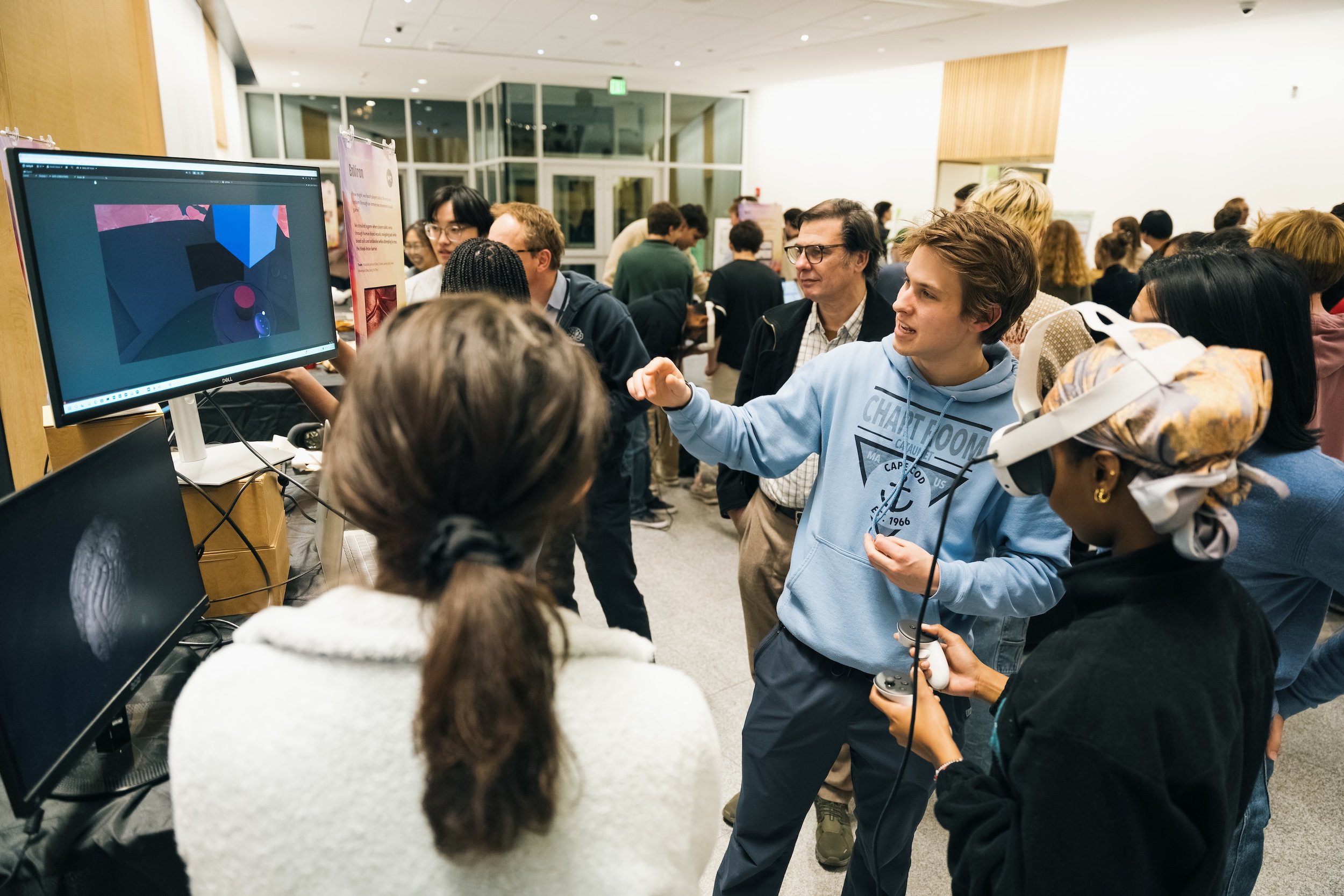 Chase Lowney exhibits his final project for CSDA 23: AR and VR Design at Technigala.