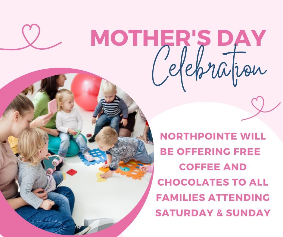 Northpointe Gymnastics will be open for classes this weekend for Mother's day. 🥰

To celebrate, we are going to be offering free coffee and chocolates for all our families who attend class. ☕🍫

We look forward to seeing you there 🥰💝

#mothersday 