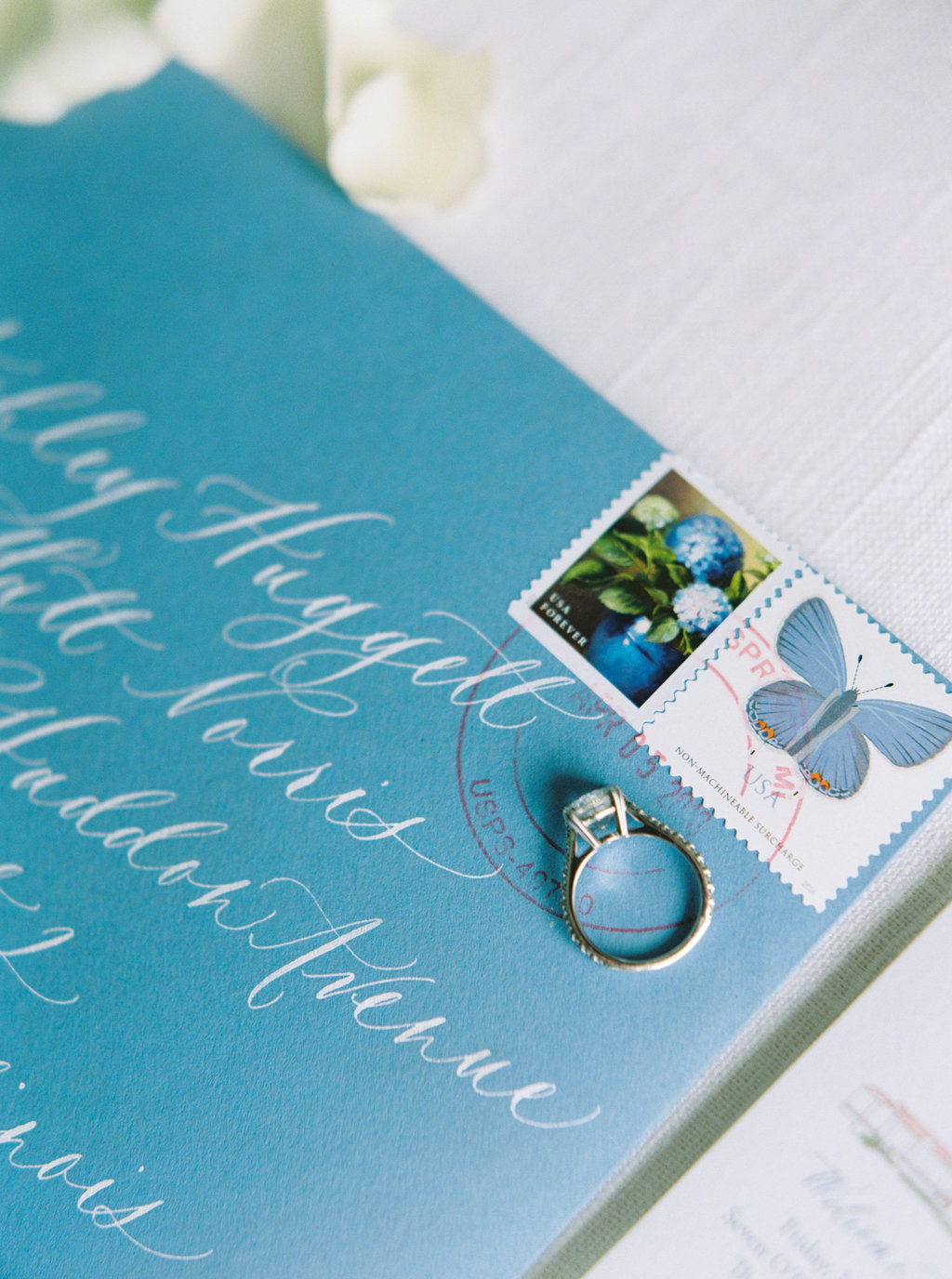 Watercolor Michigan Wedding Invitations