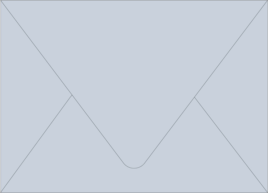 Envelope Color: Cool Blue