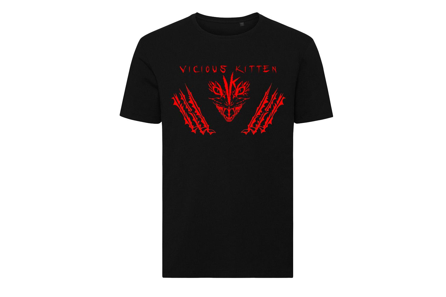Vicious Kitten Red Logo T-Shirt £12