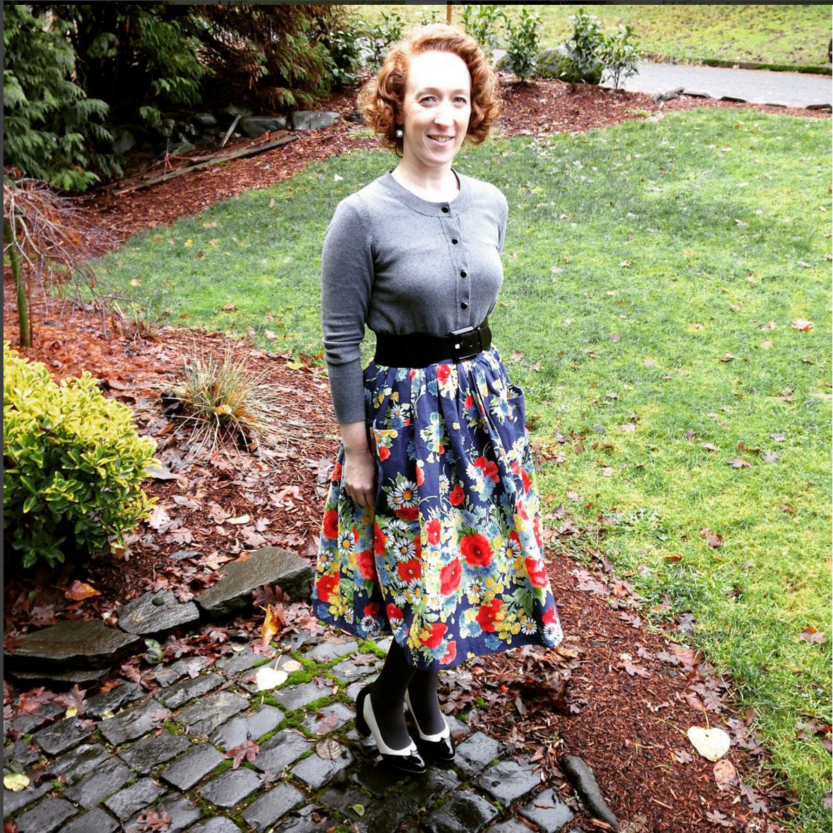 Amy is pure perfection in her Hippolyta's Garden skirt!