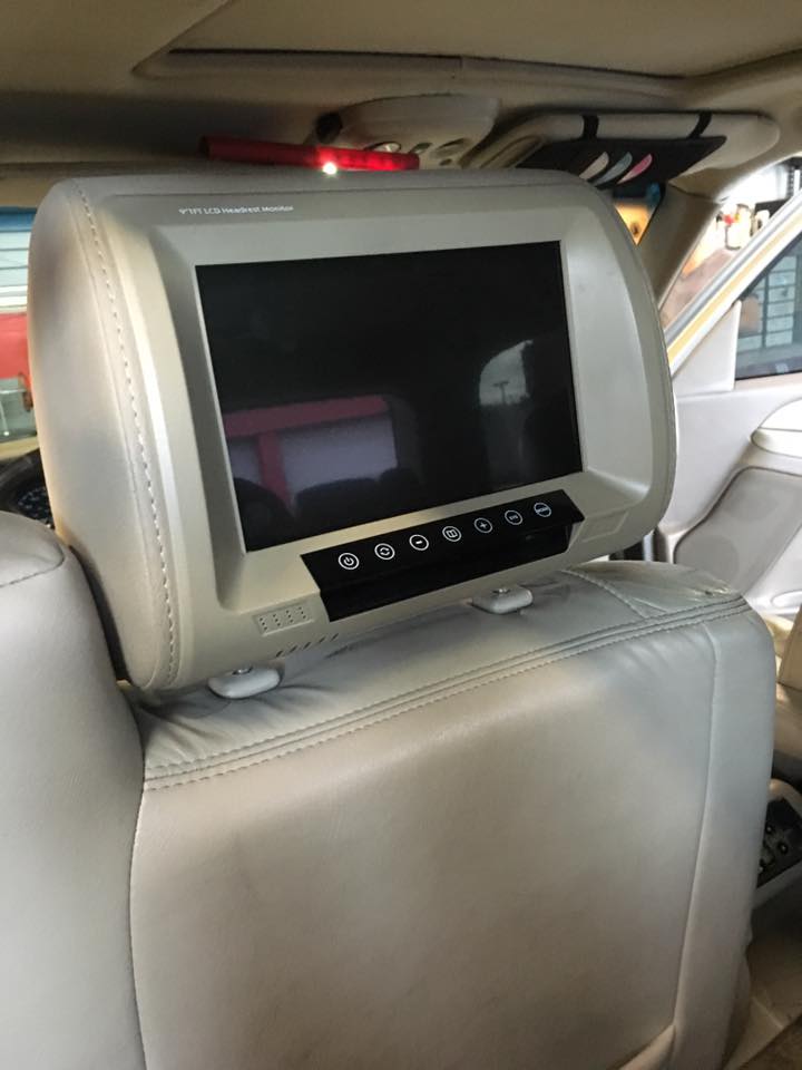 Headrest car video monitor from Audiosport Escondido