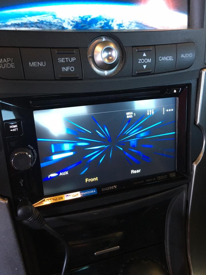 Touchscreen car audio system