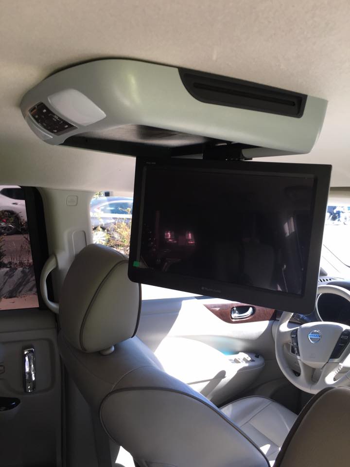 Car Video Player monitor installation in Escondido