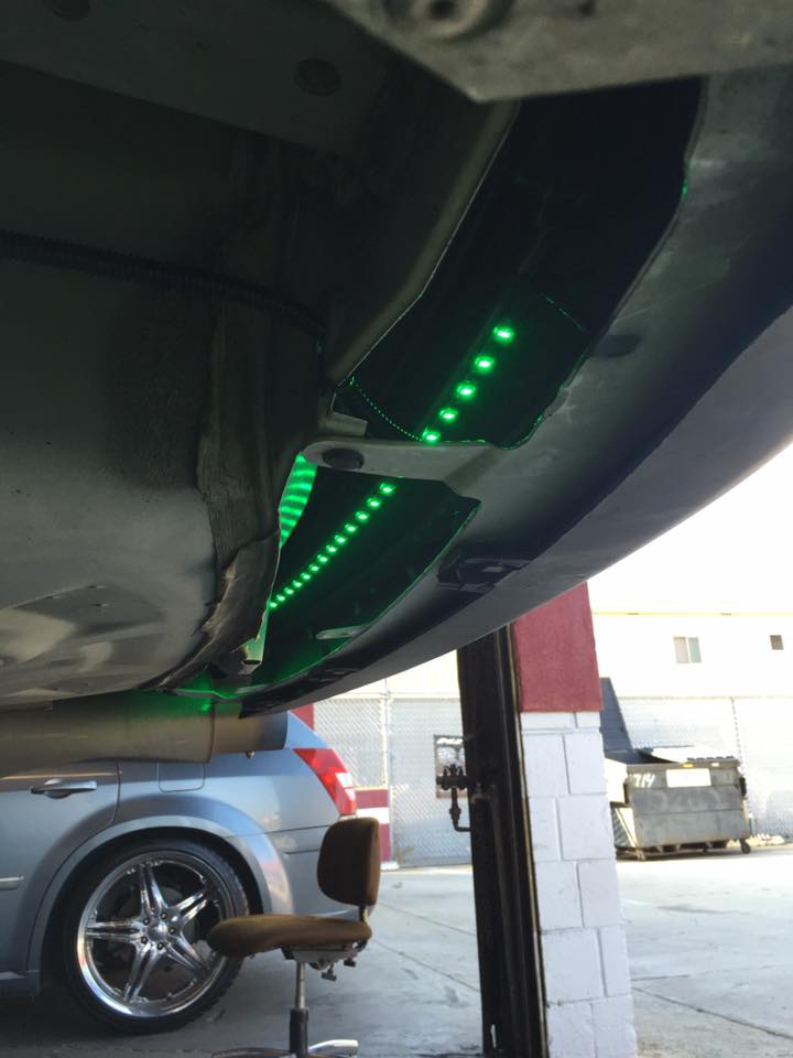 LED light installation for your car at Audiosport Escondido