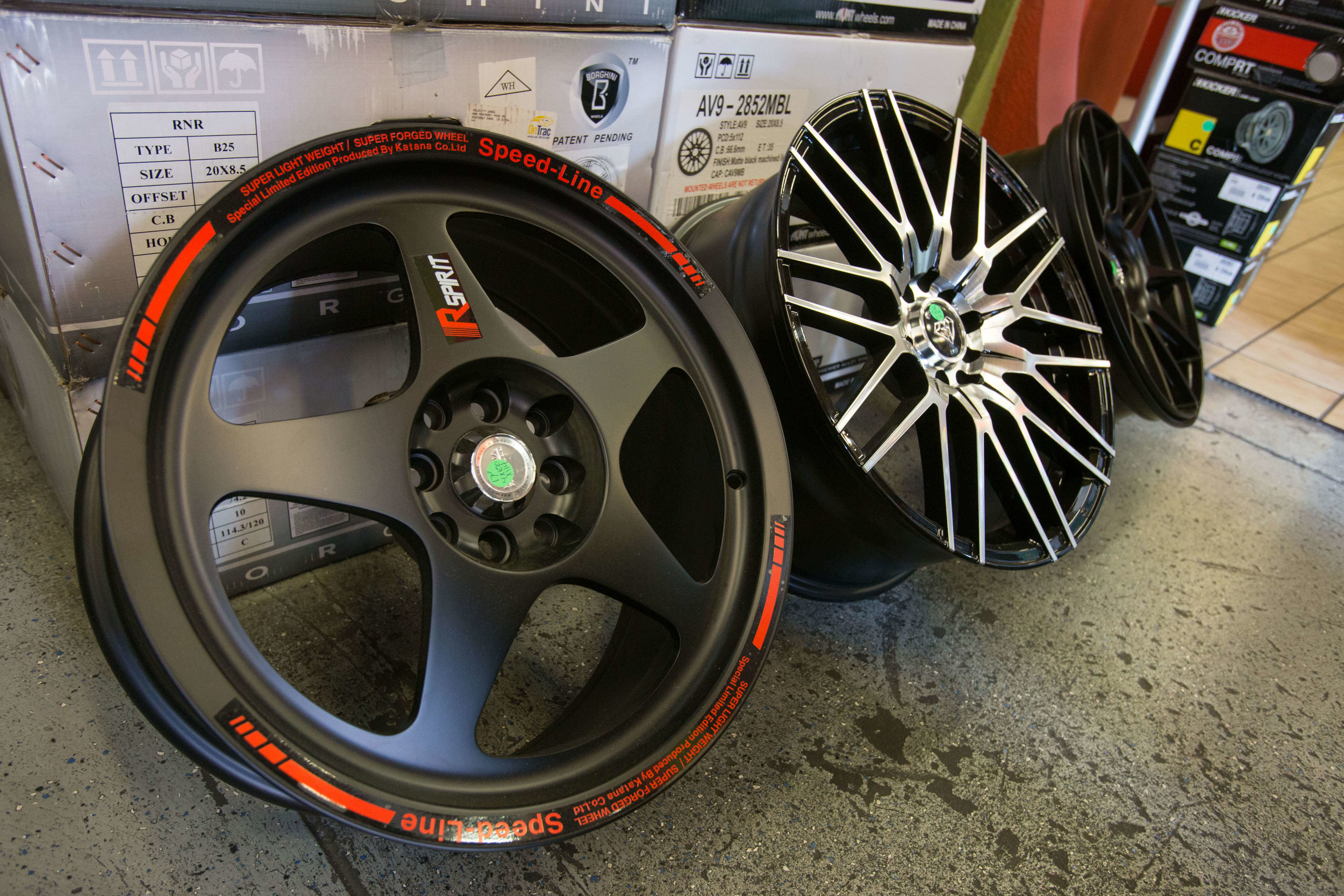 Amazing selection of rims from Audiosport Escondido