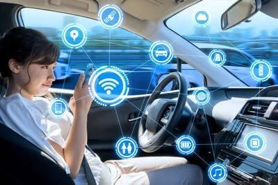 Stream music through a car stereo or radio.